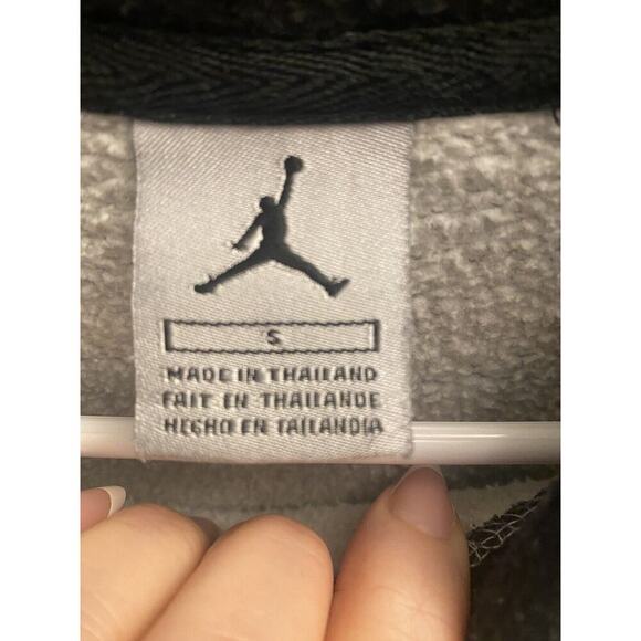 Air Jordan Hoodie Sweatshirt Youth Small Gray - Picture 4 of 4